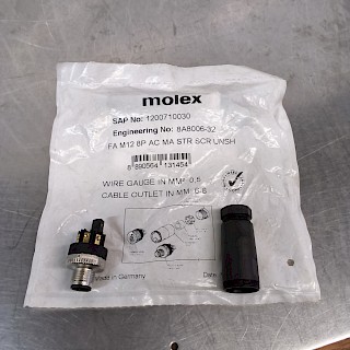 Uusi MOLEX M12 LIITIN 8A8006-32