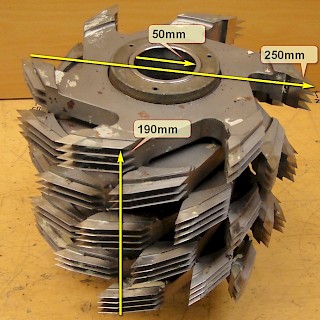 Pyöreä terä, 250mm