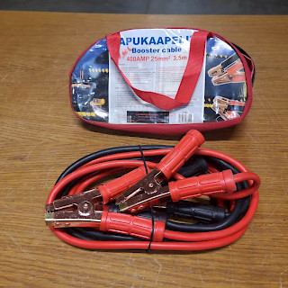 Apukaapelit 400 Amp 25mm2 3,5 metriä